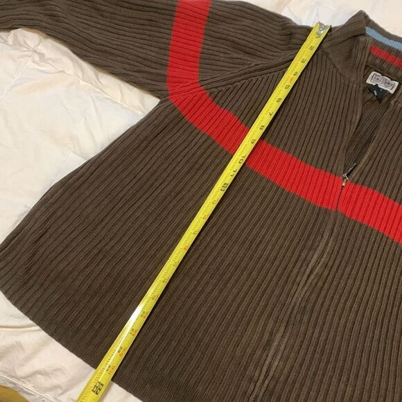 ARIZONA JEAN COMPANY, sweater, full zippered length, large, good cond - Picture 7 of 10